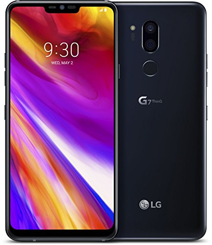 LG G7 smartphone con Display FullVision 6.1'', batteria 3000mAh, Audio Boombox e Quad-DAC, doppia fotocamera 16MP, Octa-Core 2,8GHz, 64GB/4GB RAM, Android 8, Aurora Black [Italia]