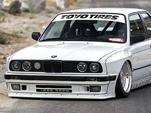 myrockshirt Toyotires Blendstreifen ca 120 cm Aufkleber,Sticker,Decal,Autoaufkleber,UV&Waschanlagenfest,Profi-Qualität