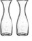 Bormioli Italy 2 Stück 0,5 Liter Glas Karaffe Weinkaraffe Weinkaraffen Glaskaraffe Wasserkaraffe Misura geeicht