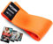 NEOLYMP Kurze Fitnessbänder Stoff mit Fitness Traningsprogramm E-Book - waschbare Resistance Bands, Widerstandsbänder, Gymnastikband, Fitnessband, Trainingsbänder, Klimmzugbänder (orange)