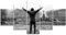 axqisqx 5 Panel Rocky Inspirational Quotes Gemälde Leinwand HD Balboa drucken Wandkunst 5 Stück Filmplakat 150x80cm-Rahmen
