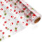 STOBOK Klares Cellophan Rolle,Entfaltete Breite 80CM x 30M Transparente Geschenkpapier Weihnachten Muster,3.0 Mil Folienrolle zum Einwickeln von Geschenkkörben,Transparentpapier Geschenkfolie