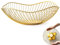 Whcctl Cesta de Frutas Dorada, Frutero de Metal, Cuencos de Fruta de Alambre, Cesta Fruta Modernos, Fruteros de Cocina Modernos, Cesta Frutas Hierro Cesta, para Frutas, Verduras, bocadillos