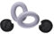 vhbw Ear Pad Cups Cushion Covers compatible with Bose AE2, AE2i, QC35, AE2 Wireless, QC15, QC2, QC25 On-Ear Headphones Headset - black/white