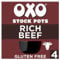 OXO Rich Beef Stock Pots with Rosemary & Onion – Made with Real Meat Juices, 4 x 20 g (80 g Total)