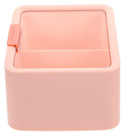 Cabilock Tischständer Make-up-aufbewahrungsbox Badezimmerbehälter Runde Halterung Aus Baumwolle Behälter Mit Deckel Apothekergläser Schmuck-organizer-fach Badezimmergläser Bilden Abs