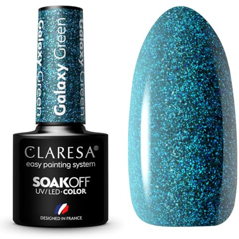 Galaxy Green UV Nagellack 5 ml Claresa