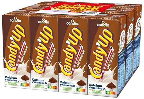 CANDY'UP - Candy'Up Chocolat Boisson Lactée Brique Format Familial 12X20Cl