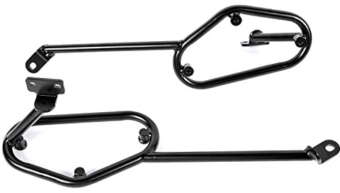 Lorababer Motorrad Satteltaschen Seitenhalterung Kompatibel mit MT07 MT 07 MT-07 2018-2023 2019 2020 2021 2022 Motorrad Gepäcktasche Stahlhalterung