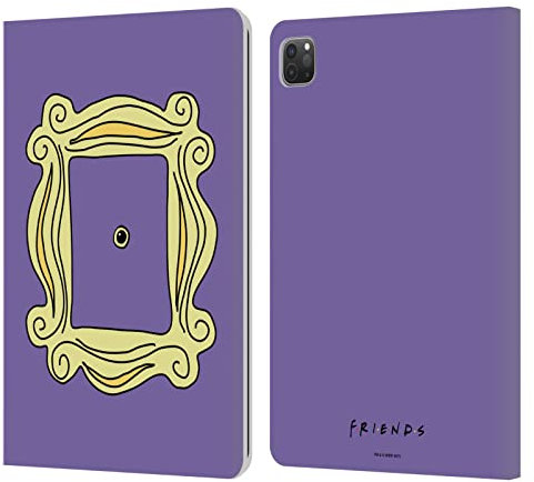 Head Case Designs Licenciado Oficialmente Friends TV Show Peephole Frame Icónico Carcasa de Cuero Tipo Libro Compatible con Apple iPad Pro 11 2020/2021 / 2022