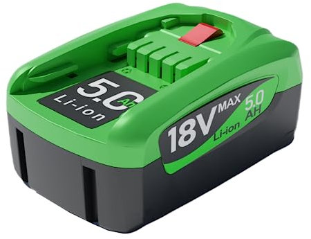 18V 5.0Ah Ersatzakku für Bosch 18V Akku Kompatibel mit Bosch 18V Werkzeugen des Bosch PBA Haus und Garden 18V System