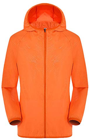 DUHGBNE Vestes décontractées coupe-vent haut pour homme ultra-léger femme coupe-vent imperméable à la pluie manteaux et vestes pour homme Veste Homme Noir Capuche