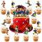 13 Stücke Tortendeko Kinder, Cupcake Topper, Torte Topper, Kuchendeko Geburtstag, Tortendeko Kindergeburtstag, Muffin Deko Geburtstag, Kuchen Topper Kindergeburtstag