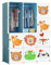 XOKOTAKI Kinder Kleiderschrank, Modulregal, Kinderkleiderschrank, modularer Organizer, Aufbewahrungsregal für zu Hause, 12 Module, 140x105 cm