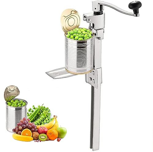 Apriscatole da Tavolo, Apriscatole Commerciale Manuale con Leva Rimovibile, Apriscatole Multifunzionale in Acciaio, Facile da Pulire E Mantenere, per Cucina di Ristorante Commerciale