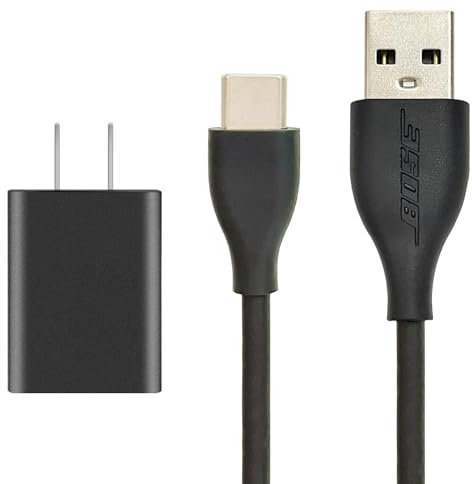 USB C Wall Charger for Bose Noise Headphones 700, Bose QuietComfort 45, QuietComfort Earbuds II, Ultra, SoundLink Flex, Sleepbuds 2, Portable Smart Speaker, Sport Earbuds Adapter Charging Cable Cord