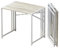 Lutown Teen Small Folding Office Desk, 83 cm, No Assembly Required, Writing Gaming Computer Camping Desk, Beige