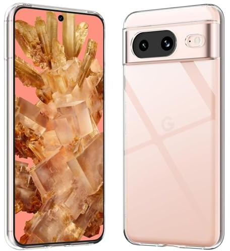 CoolGadget Ultradünne Handyhülle für Google Pixel 8 Zero Case, ultradünne Soft Hülle aus TPU, kaum sichtbar & leicht, kompatibel mit Google Pixel 8 (6,2 Zoll)