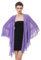 BEAUTELICATE Chal mujer Fiesta para Bodas Vestido Noche Gasa Bufanda Primavera y Verano Elegante Ligero (Violet)