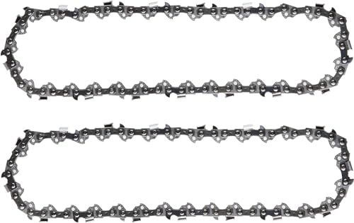 10 Inch Chainsaw Chains, Replacement for EGO PSA1000 / PSA1020 / MPS1000 / MPS1001 / PPSX2504 10-Inch 56V Pole saw 2 Pack