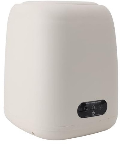Machine à Laver Portable, Petite Machine à Laver Multifonction de 9 L, Lave-linge et Essoreuse pour Appartement, Camping-car, bébé, Animal de Compagnie, 100 à 240 V (Prise UE)