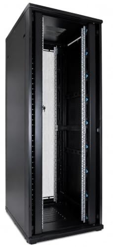DSIT 47HE 19 Zoll Serverschrank - perforierter Doppelflügeltüren vorne und hinten -