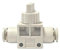 1PCS White Pneumatic Fittings Trachea Quick-insertion Hand Switch Valve HVFF-04-06-08-10-12 Manual Valve BIANMTSW(HVFF4)