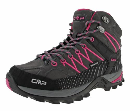 CMP Rigel Mid Wmn Trekking Shoes Wp, Scarpe da trekking Donna, Terra Bubblegum, 38 EU