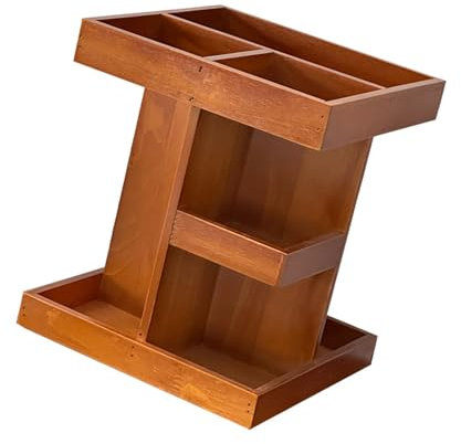 yanwuwa Spaziosi organizer per cosmetici in legno con cassetti semplificano il trucco e la cura della pelle, accessorio per la casa di routine per l'uso quotidiano
