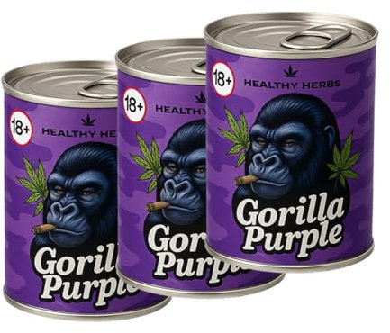 Cannabis Anbau Starter-Kit/Set für 1 Automatic Hanf/Weed Pflanzen inkl. Dünger und Growanleitung für Anfänger (Gorilla Purple 3er Set)