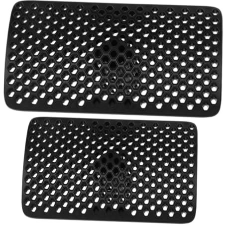 Abaodam 1 Paar Verstellbarer Luftabweiser für Klimaanlage Effizienter Windschutz für Autoklimaanlagen Einfache Installation Komfortabler gegen Direkten für Autofahrten