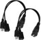 2Pièces Câble OTG Micro USB Male USB Adaptateur Polyvalent pour Périphériques Mobiles et Compatible avec Fire Stick et Classic Accessoire
