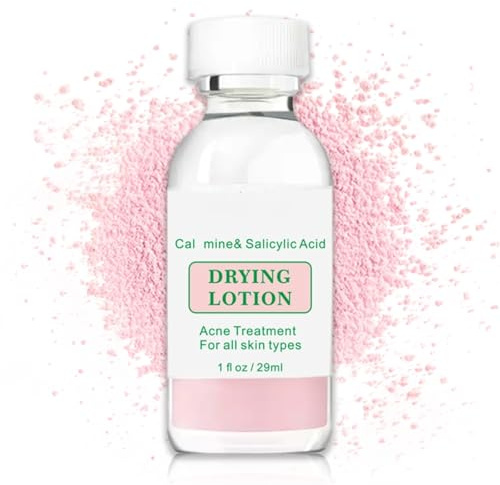 Drying Lotion for Acne Spots - Overnight Drying Lotion Acne Treatment - Anti Acne Face Serum Dry Out Blemishes & Pimple Reduce Redness - Pink Spot Treatment for All Skin Types, 29ml