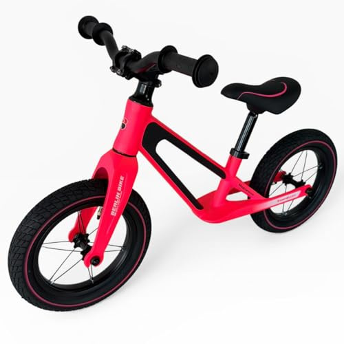 BERLIN BIKE ab 3 Jahre, 12 Zoll Laufrad bis zu 30 kg, Sattel höhenverstellbar, Sicheres und sehr Leichter Magnesiumrahmen, Lauflernrad für Jungen und Mädchen