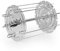 Klarstein AeroVital Fry Kit Kebab,kit kebab pour compléter la friteuse à air chaud AeroVital Fry, 8 brochettes en inox pour shashlik ou kebab, jeu complet de tournebroche, disques de maintien, inox