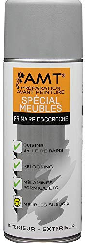 Les Colis Noirs LCN - Bombe de Primaire d'Accrochage Spécial Meuble - Spray Aérosol sous Couche Peinture - BPM02