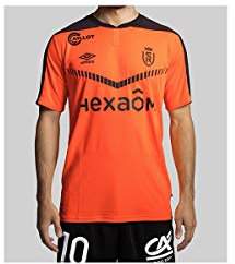 UMBRO Herren Stade Reims Badehose, Neon-Orange/Schwarz, L