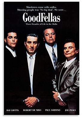 LKJHLK Goodfellas Klassisches Filmposter, Vintage-Stil, 30 x 45 cm