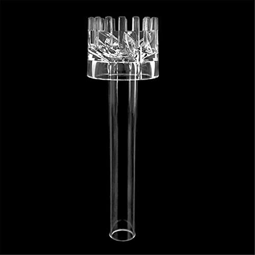 HEYLULU Aquarium Skimmer Teile für Aquarium Oberflächenabschäumer Fitting Clear Surface Protein Oil Bakterienfilmentferner Zubehör Transparenter Kunststoff
