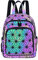 Geometrische Taschen Reflektierend Rucksack Damen, Handtasche Holographic Holo Schultertasche Geldbörse Geometrischer Leuchtende Taschen Set Handytasche NO.B