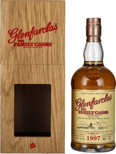Glenfarclas THE FAMILY CASKS Single Cask SUMMER 2021 4th Fill Butt 1997 58,9% Vol. 0,7l in Holzkiste