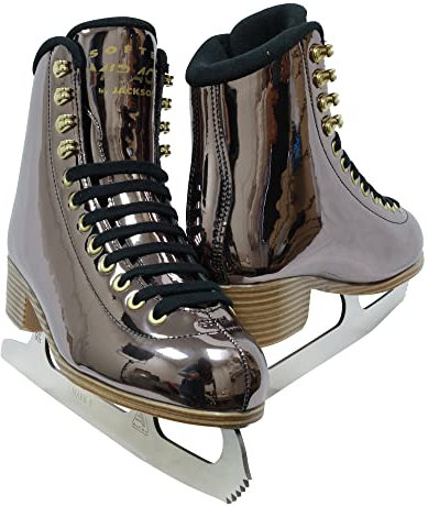 Jackson Softec Mirage Gunmetal Damen/Mädchen Eiskunstlaufschuhe – Damen Größe 39