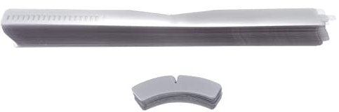 MAGICLULU 200st Halsband Befestigungsstreifen Für Hemdkragen Hemdkragenband Kragen Bleibt Band Kragenstütze Für Hemd Hemdkrageneinsätze Hemdkragenheber Rippe Weiß Herren Reisen Plastik