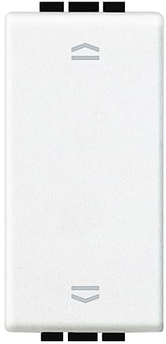Commutatore doppio tasto Bticino Livinglight bianco-N4027N