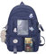 EVEOUT Kinderrucksäcke mit schönen Anhängern und Pins Zubehör für Damen Nylon Schultasche Große Kapazität Rucksack Daypacks Multipacks für Teenager Mädchen