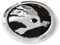 Skoda 658853621FOD Zeichen vorn Emblem Logo Plakette Motorhaube, schwarz/Chrom, Silber