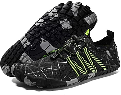 Chaussures de Plage Pour Plongée, Surf Rock et Snorkeling - Pieds Nus et Pantoufles de Yoga Pour Hommes et Femmes - Neopre éponge Sole