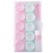 Dinntty Contact Lens Case 5 Pairs Portable Eye Contact Lens Box Leak-Proof Contact Case with Tweezers Solution Bottle