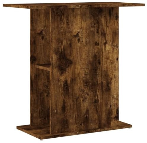 vidaXL Aquariumständer, Aquarium Unterschrank mit viel Stauraum, Aquarium Tisch mit Stabiler Oberplatte, Aquariumschrank Aquarium Halter, Räuchereiche Holzwerkstoff