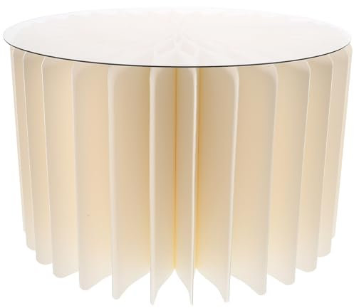 HEMOTON Runder Zylinderständer für Party Zylinder Deko Säule Sockel Ständer display Papier Zylindersockel Tafelaufsatz Hochzeit Mittelstücke Tortenständer Blumenständer Weihnachten Tischdeko